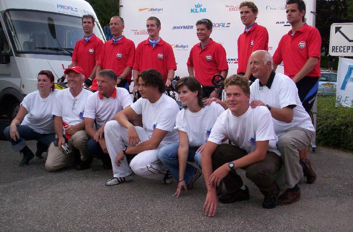 Team Holland met begeleiders